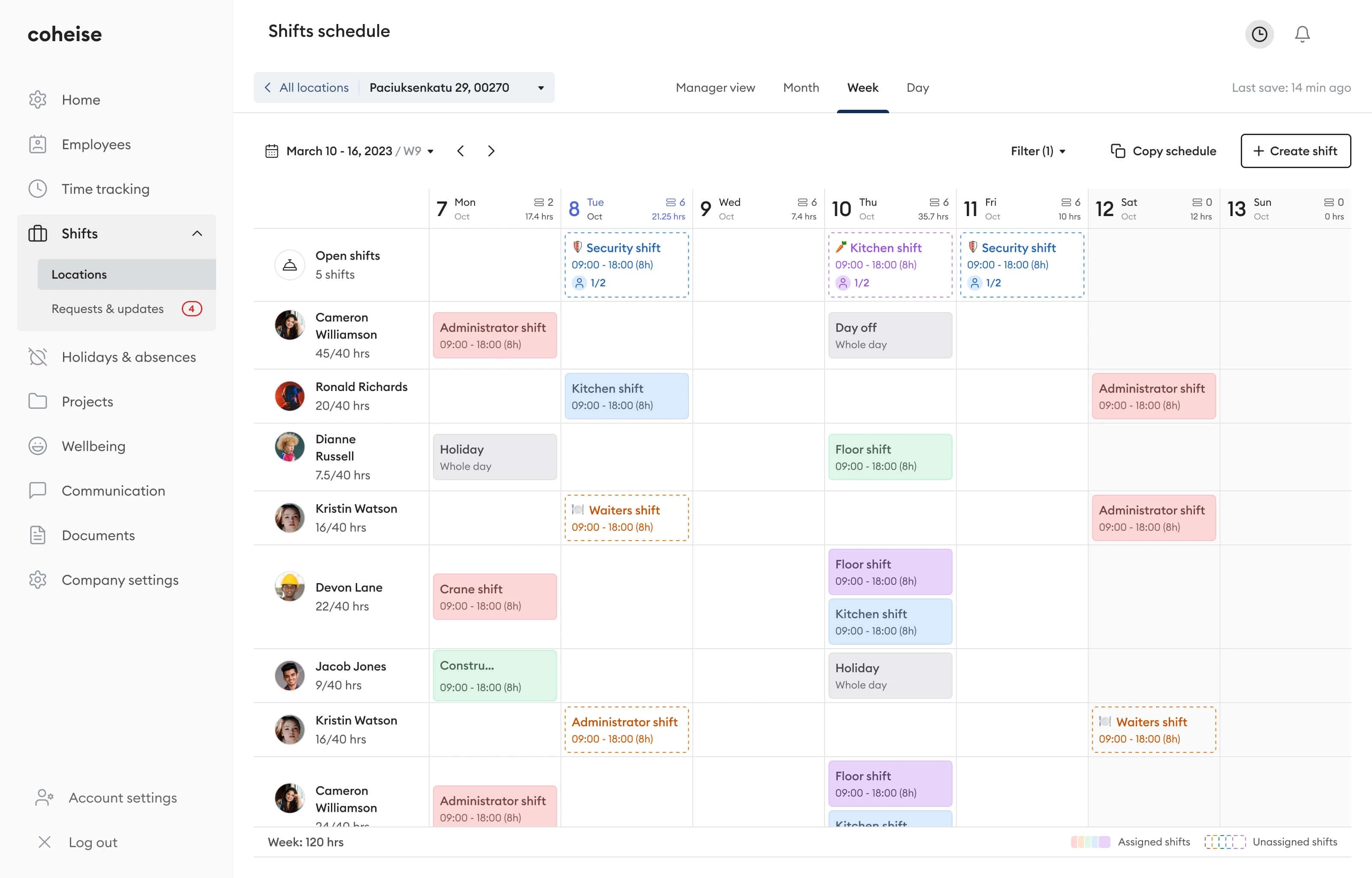Designing shift management that handles the complexity, not the user.