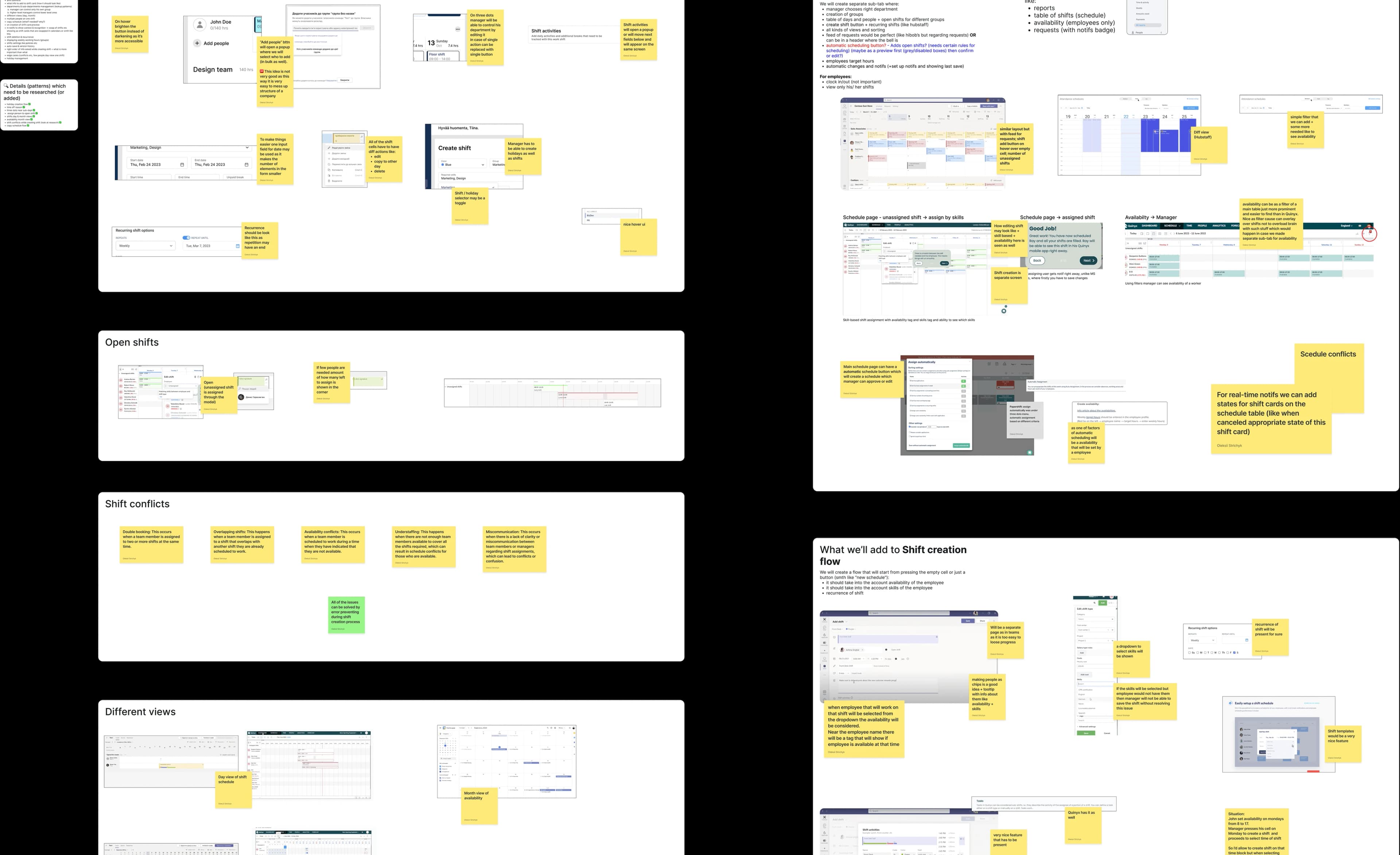 Figma feature research illustration — discovery and ideation boards