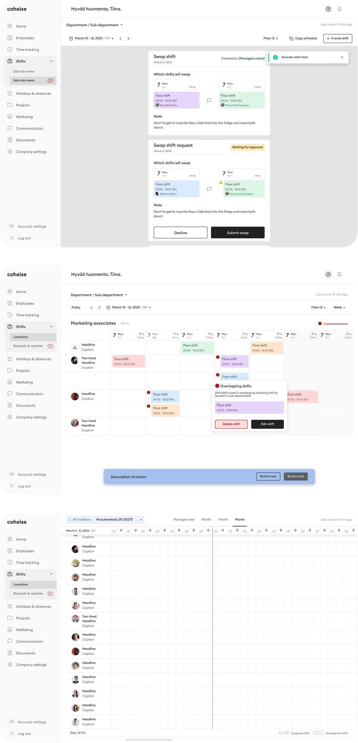 UI work illustration A